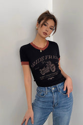 Garnitures de couture imprimées pour motos