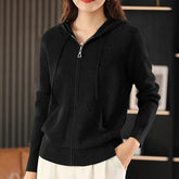 Korean Style Zipper High Quality Hooded Sweatshirts
