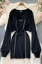 Ensemble deux pièces respirant, t-shirt, robe, sweat-shirt, robe décontractée