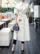 Long Belted Trench Coat