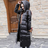 Cold Warrior Hooded Winter Thick Long Down Parka Coat