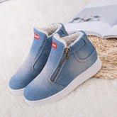 Trendy Denim Ankle Boots