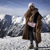 Fluffy Thick Faux Fur Overcoat