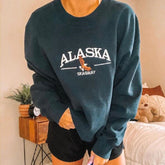 Lässige Wild West Alaska Sweatshirts