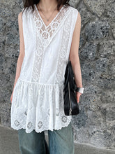 Lace Patchwork Layered Pleated Dress