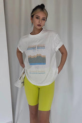 Letter Print Causal Short Sleeve Shirt Tops