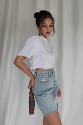 Short Sleeve Round Neck Basic Tops Shirts