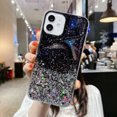 Compatible with iPhone Case Girls Shiny Glitter Sparkle Bling Diamond Cute Phone Cases