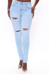 Tall Hannah High Rise Jeans - Light Blue Wash