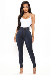 Tall Eva Super Soft Curvy Skinny Jean - Dark Denim