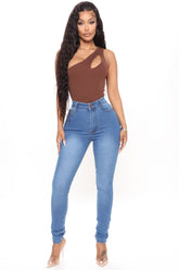 Supernatural High Rise Jeans - Medium Blue Wash