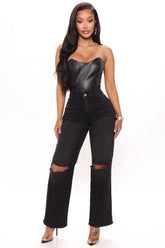 You Need To Relax Straight Leg Jeans - Black