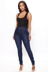 Tall Supernatural High Rise Jeans - Dark Wash