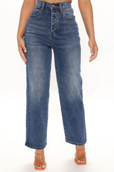 What A Girl Wants Straight Leg Jeans - Dark Wash