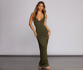 Ärmelloses Maxi-Strickmuster