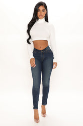 V Nice To Flex Game Skinny Jeans - Dark Tint