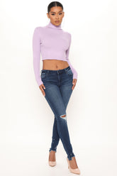 Tall Your Turn Distressed Jeans - Dark Denim