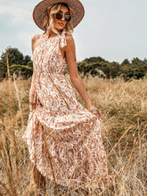 Robe trapèze imprimée