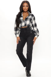 Straight Up Vintage High Rise Jeans - Black