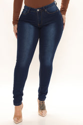 South Street Skinny Jeans - Dark Wash