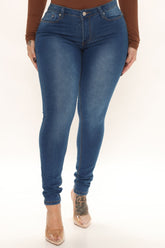 South Street Skinny Jeans - Medium Wash