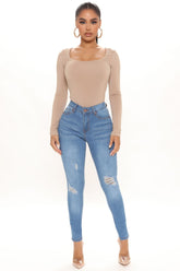 Sweet Love High Rise Skinny Jeans - Light Blue Wash