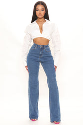 Tall Sweet Love Straight Leg Jeans - Medium Blue Wash