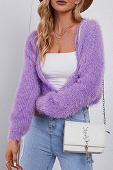 Oberbekleidung mit V-Ausschnitt und einfarbigen Knöpfen