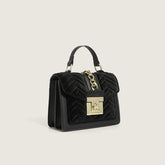 Textured Flip Tote Bag