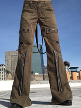 Pantalon droit à fermeture éclair Heavy Industry Pentagram