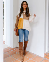 Something Different – Pullover mit Farbblockdesign und Taschen