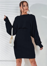 Robe pull en tricot Dixie deux pièces