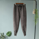 Isa Suede Jogger Pants