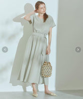 Soleia Satin Cowl Neck Midi Dress - Sage