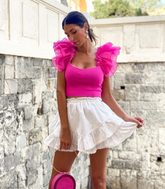 Giselle Knitted Bow Top