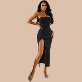 Robe à bretelles spaghetti Macheda