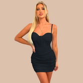 Robe corset à bretelles spaghetti en maille Pixley