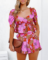 Babydoll-Crop-Top „Weeping Willow“