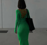 Audrey Cut Out Drawstrings Dress