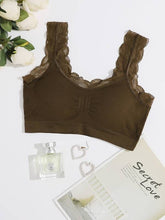 Damen-Bralette mit Spitzenbesatz