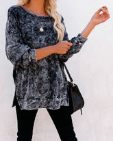 Stonestown – Lässiger Baumwollpullover mit Acid-Wash