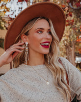 Styles Beaded Statement Earrings