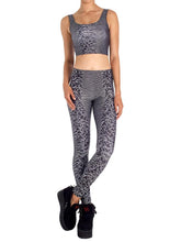 Vapor Zebra – Trendiges Sport-BH- und Leggings-Set mit Print