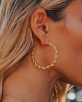 Vintage Twist Hoops