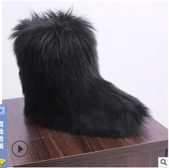 Casual Furry Softener Warm Snow Boots