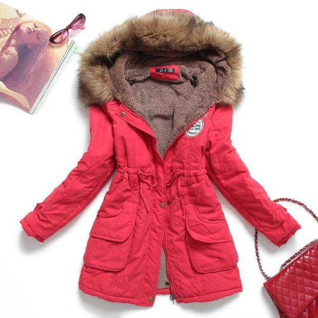 Casual Warm Fur Outwear Parka