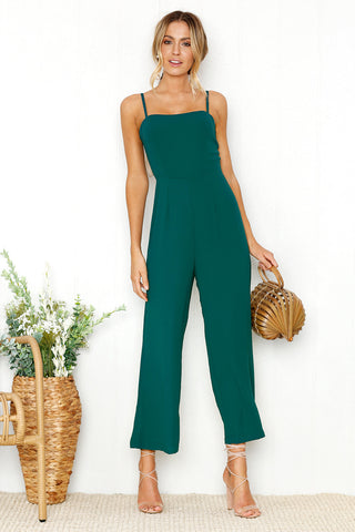 Eleganter und stylischer Jumpsuit aus Krepp