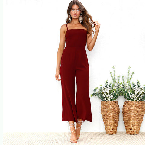 Eleganter und stylischer Jumpsuit aus Krepp