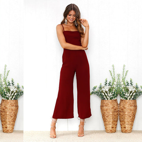 Eleganter und stylischer Jumpsuit aus Krepp