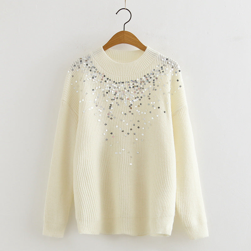 Too Cool Sequin Knit Sweater